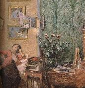 Edouard Vuillard Mrs. Black s call oil painting